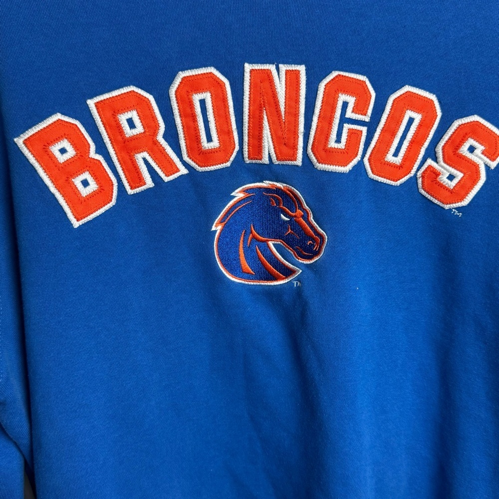J America vintage Boise State Broncos Sweatshirt blue size Large